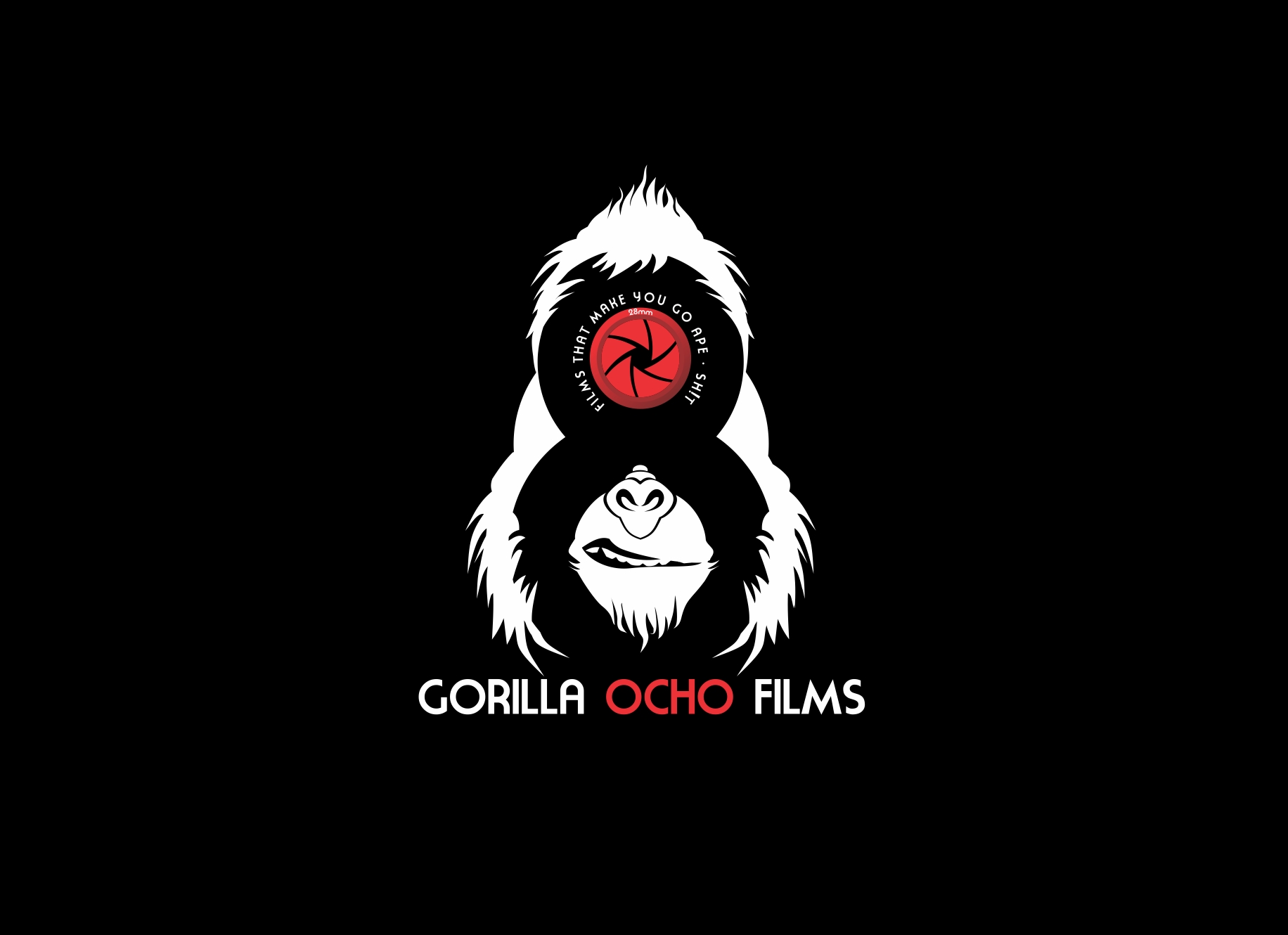 Gorila Ocho Films-logo-Dizajn-