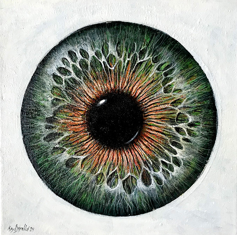 Forgotten eye from 2017-Akril na platnu-50x50